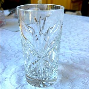 Vintage Tiffany &Co Crystal Clear Glass Tumbler, highball glass